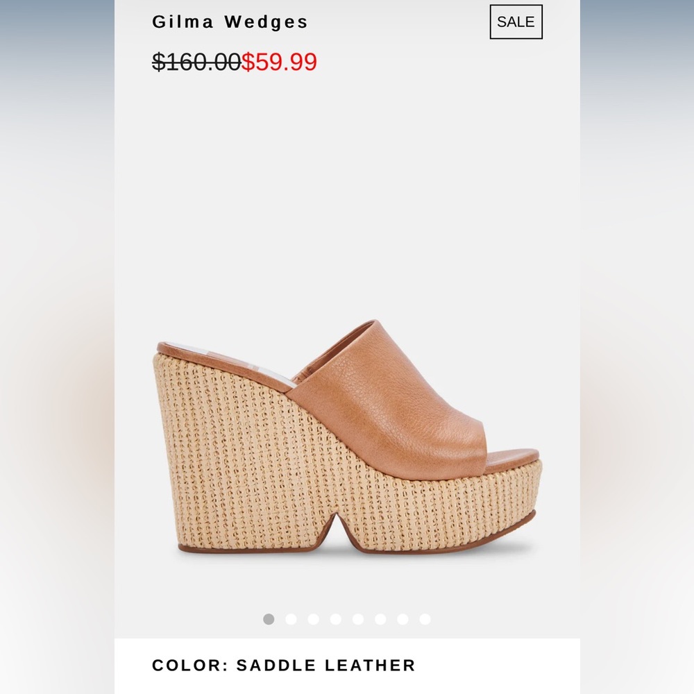 Dolce vita Gilma wedges- 4 inch wedge heel